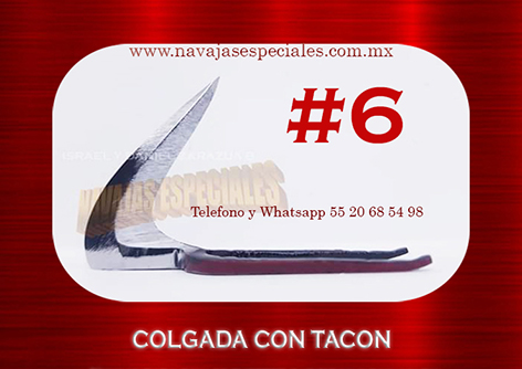 Colgada con tacon